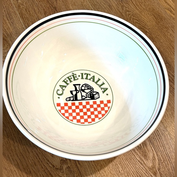 Vintage Himark Caffe Italia Pasta, Salad Serving Bowl 12" Made in Italy - Picture 1 of 9